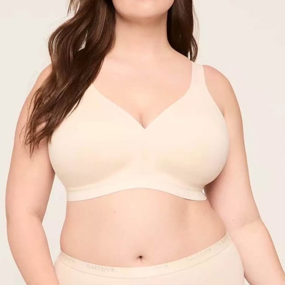 Set of 2 lane Bryant Calcique wireless lightly lined bras 36DDD - Picture 2 of 3